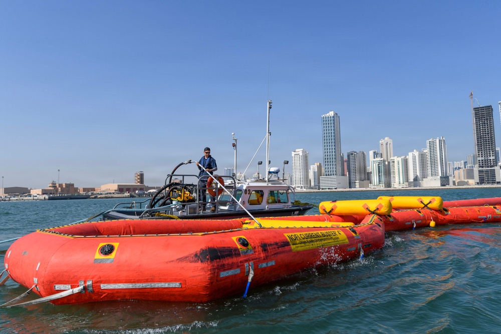 NSA Bahrain Salvage and Pollution Drill