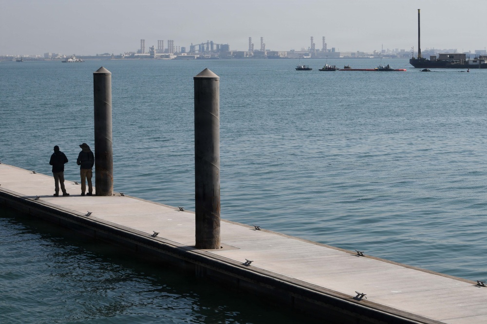 NSA Bahrain Salvage and Pollution Drill