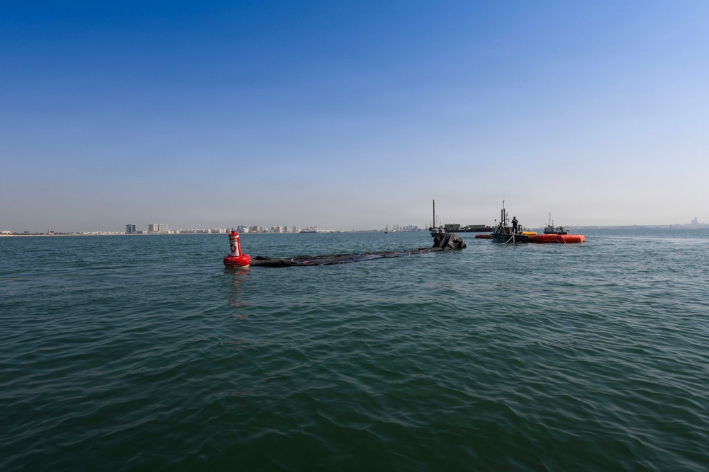 NSA Bahrain Salvage and Pollution Drill