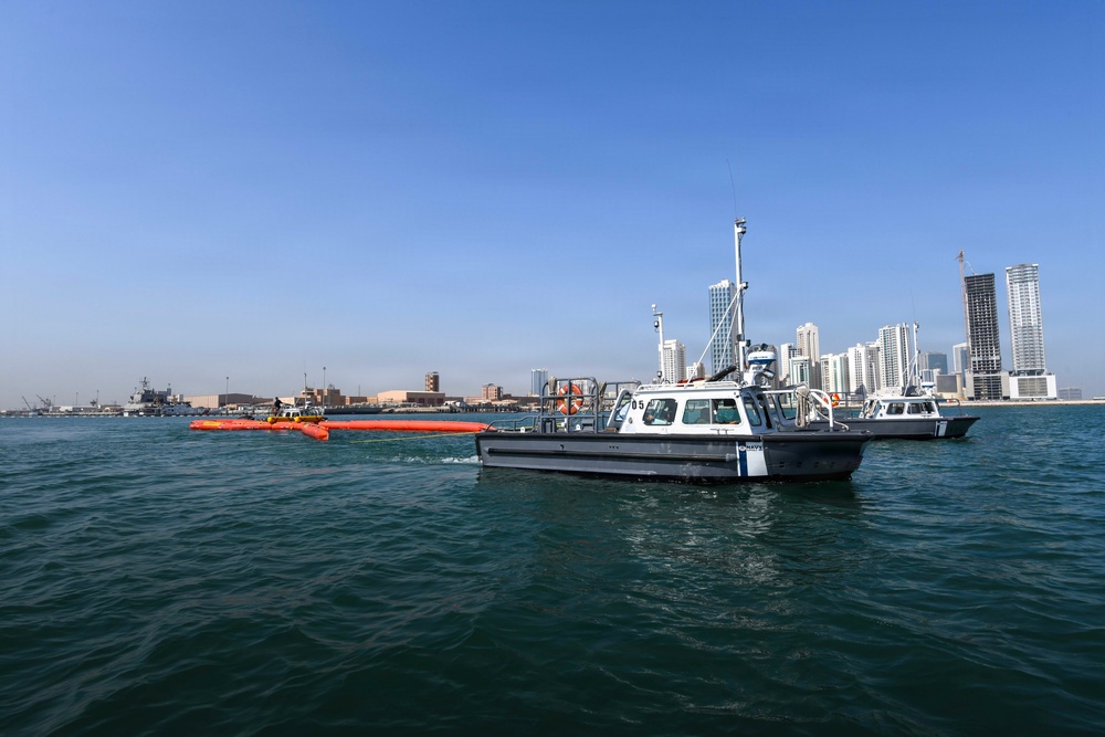 NSA Bahrain Salvage and Pollution Drill