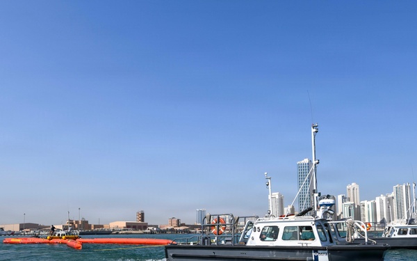 NSA Bahrain Salvage and Pollution Drill
