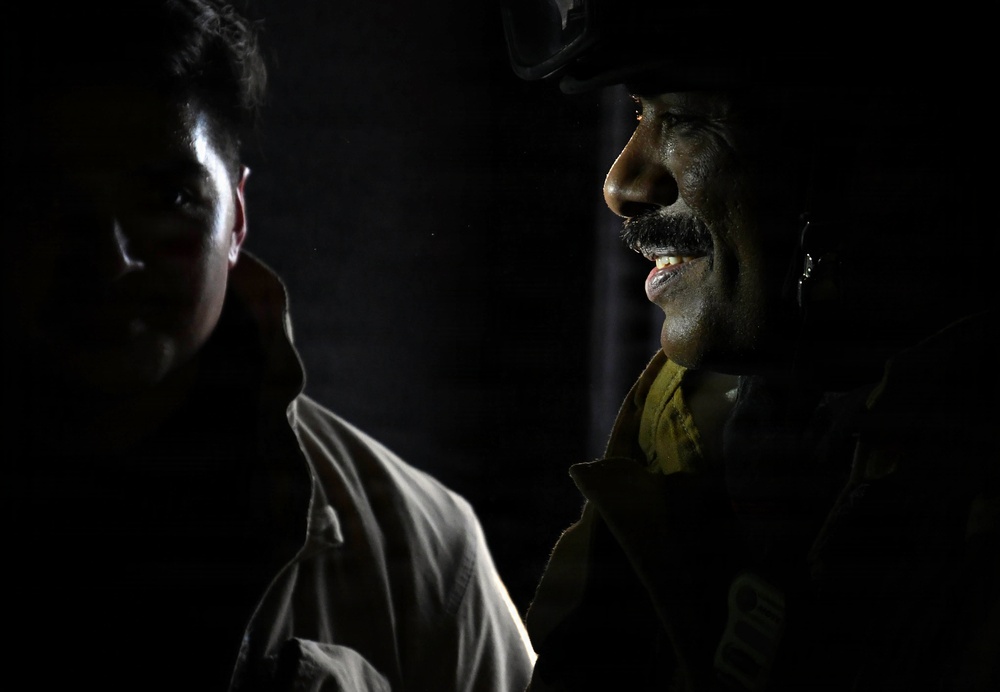 NSA Bahrain Fire Department Drill