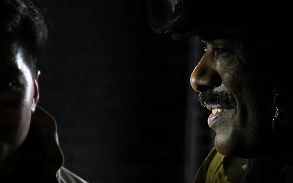 NSA Bahrain Fire Department Drill