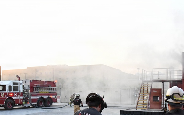 NSA Bahrain Fire Department Drill