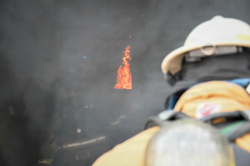 NSA Bahrain Fire Department Drill