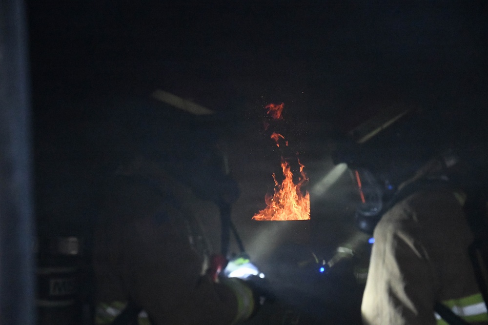 NSA Bahrain Fire Department Drill