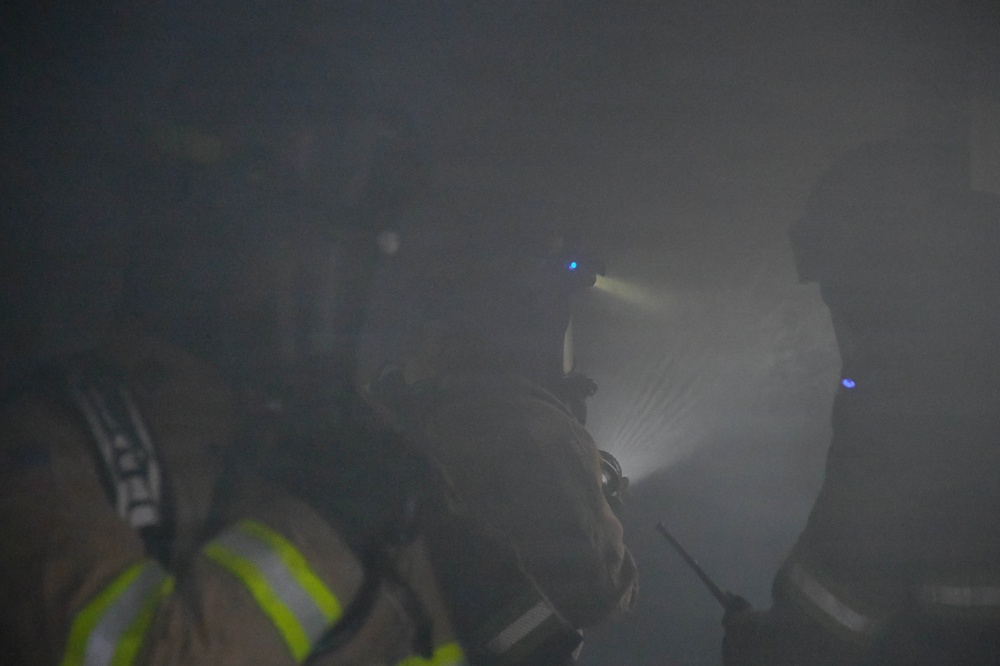 NSA Bahrain Fire Department Drill