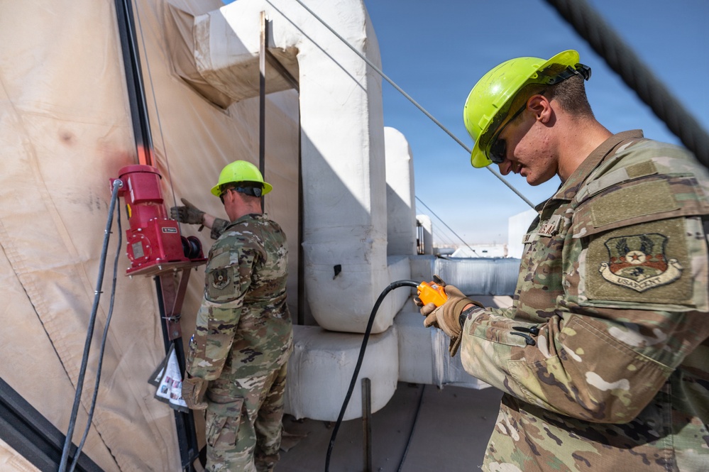 Built for the Mission: 378th ECES Keeps Maintenance Facilities Mission-Ready