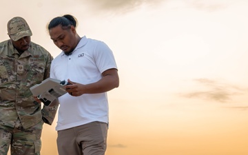 332 ESFS sUAS division launches first quadcopter in AFCENT history