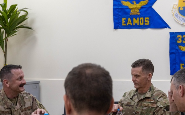 AFCENT Surgeon General visits 332nd EMDS