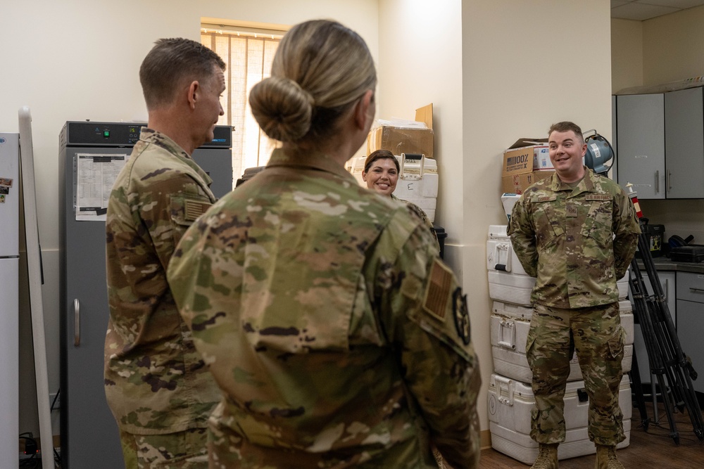 AFCENT Surgeon General visits 332nd EMDS