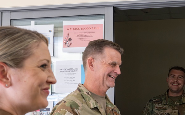 AFCENT Surgeon General visits 332nd EMDS