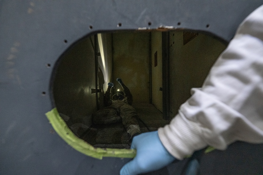 379 EMXS and 379 ECES accomplish confined space refresher training