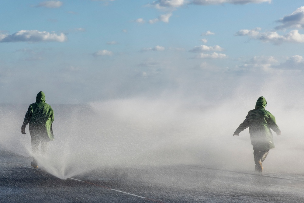 Daily Operations Aboard USS George H.W. Bush (CVN 77)