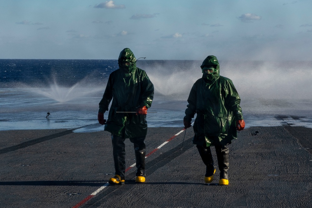Daily Operations Aboard USS George H.W. Bush (CVN 77)