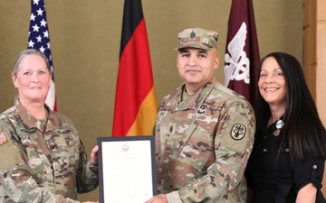 Senior Army Dental NCO in Europe promoted to Command Sgt. Maj.