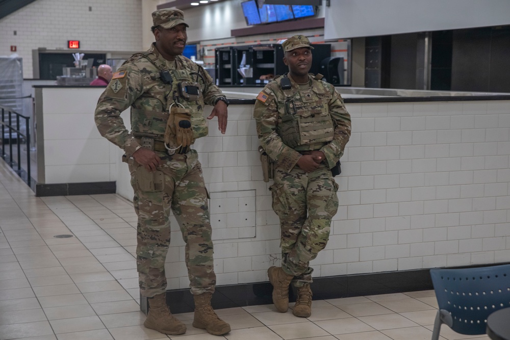 Task Force Redhand Soldiers Safeguard Daily Life in D.C.
