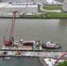 Cleveland W. Pier Repair Aerial Imagery