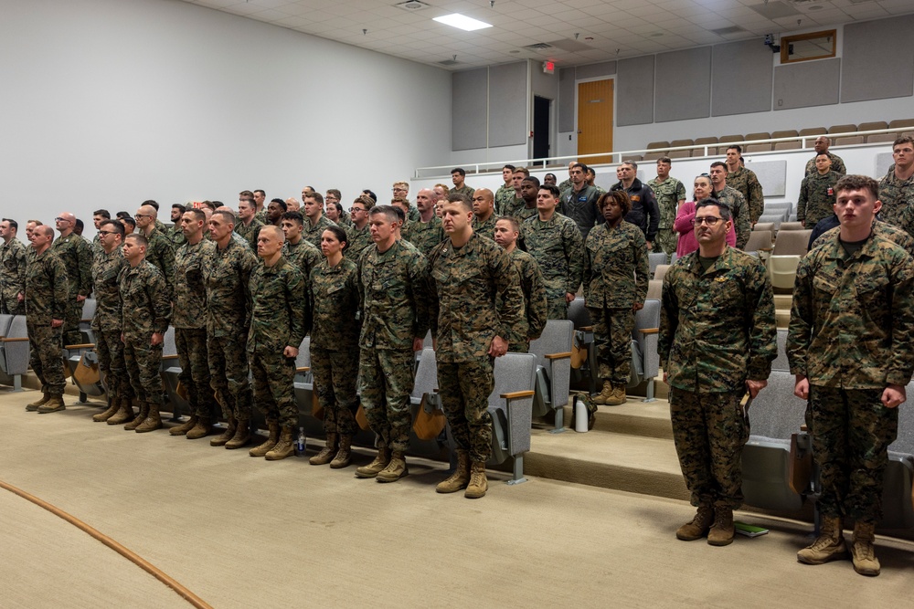 2nd MEB 250th Marine Corps Birthday Cake Cutting Ceremony