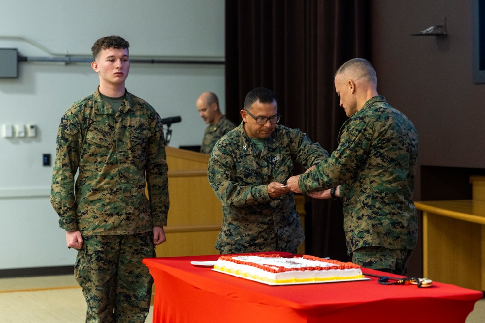 2nd MEB 250th Marine Corps Birthday Cake Cutting Ceremony