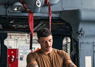 VX-1 conducts routine maintenance