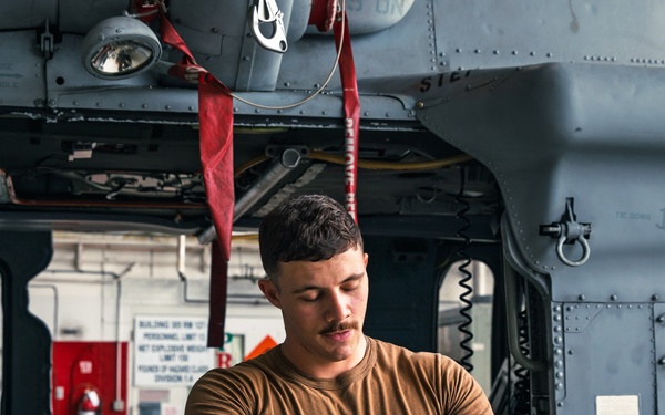 VX-1 conducts routine maintenance