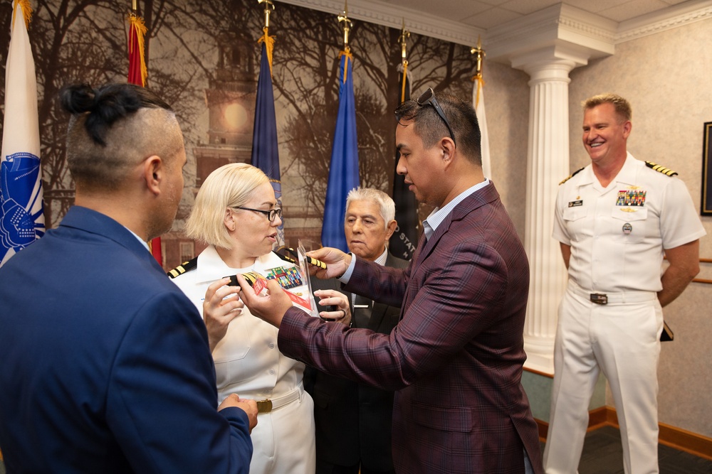 LCDR Torresguevara promoted at NAVSUP WSS