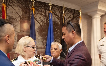 LCDR Torresguevara promoted at NAVSUP WSS