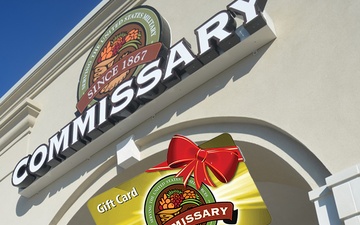 Gift cards available to support eligible commissary patrons for their purchases of groceries, essential home items