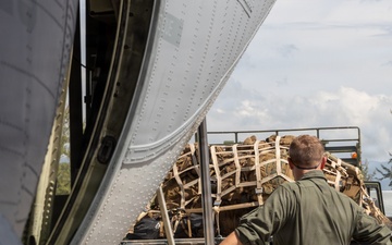 22nd MEU(SOC) | KC130J Super Hercules Delivers Supplies to Jamaica