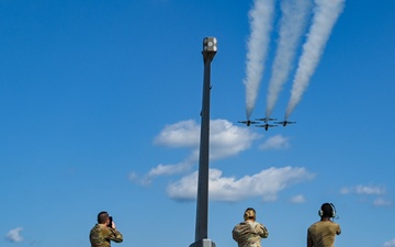 U.S. Air Force Thunderbirds perform at the 2025 Joint Base Andrews Air Show
