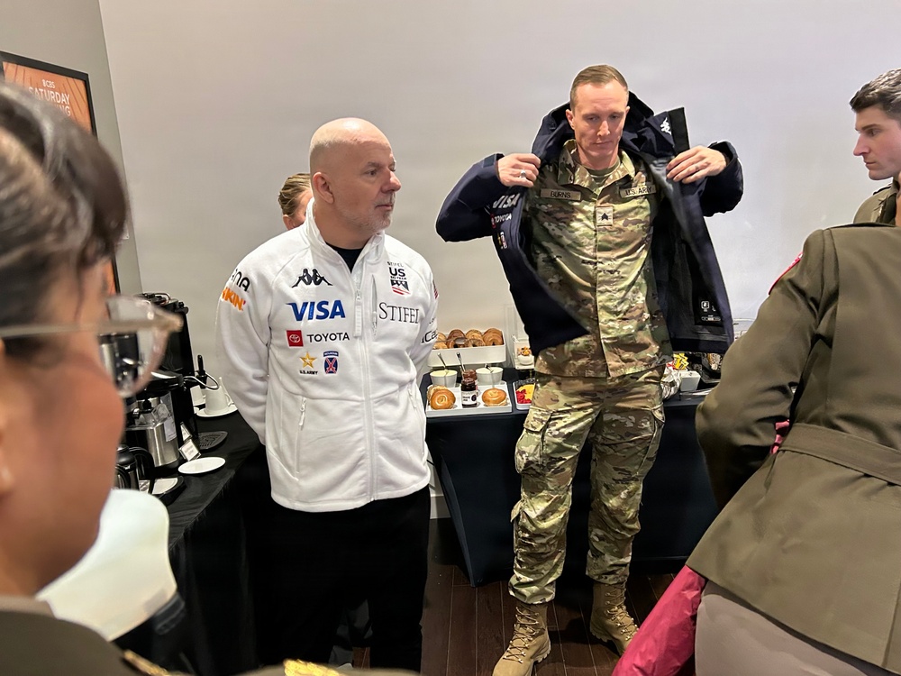 SGT Robert Burns engagement with Secretary of the Army Dan Driscoll