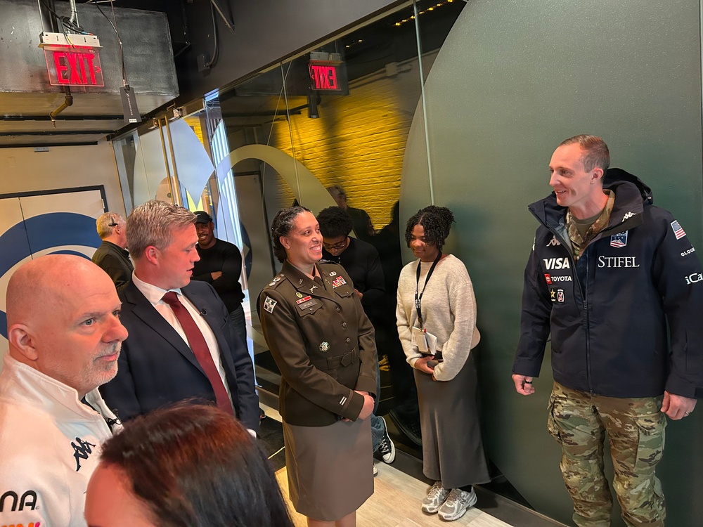 Sgt. Robert Burns engagement with Secretary of the Army Dan Driscoll