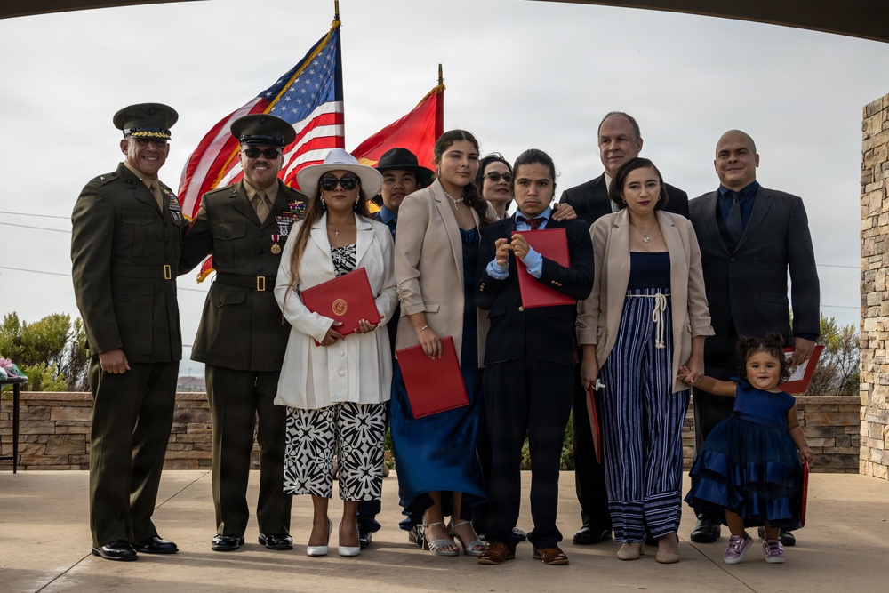 Master Gunnery Sgt. Gunther bids farewell to 1st MLG and the Corps