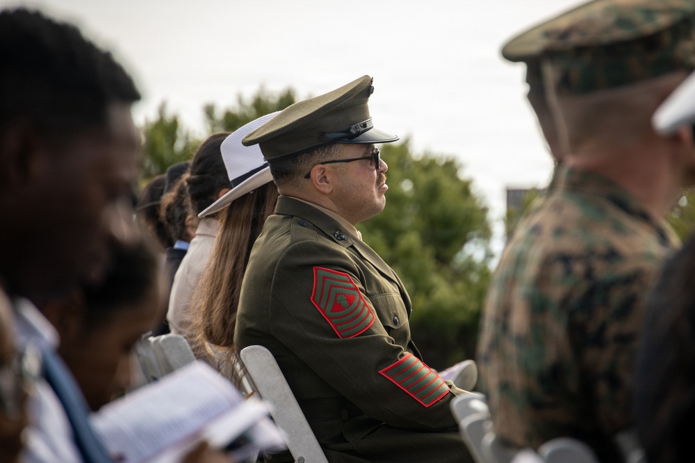 Master Gunnery Sgt. Gunther bids farewell to 1st MLG and the Corps
