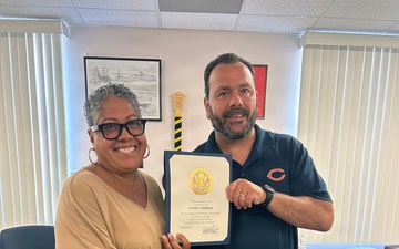 Sylvia Gonzalez reaches 35 years of federal service