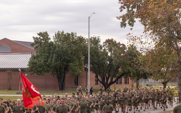 U.S. Marines with MWHS-2 run 250 miles