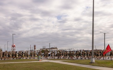 U.S. Marines with MWHS-2 run 250 miles