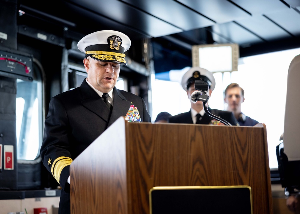 Military Sealift Command Assumption of Command Ceremony