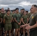 Marines with MCAS (MCBH) Conduct a Unit PT for the 250th USMC Birthday