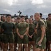 Marines with MCAS (MCBH) Conduct a Unit PT for the 250th USMC Birthday
