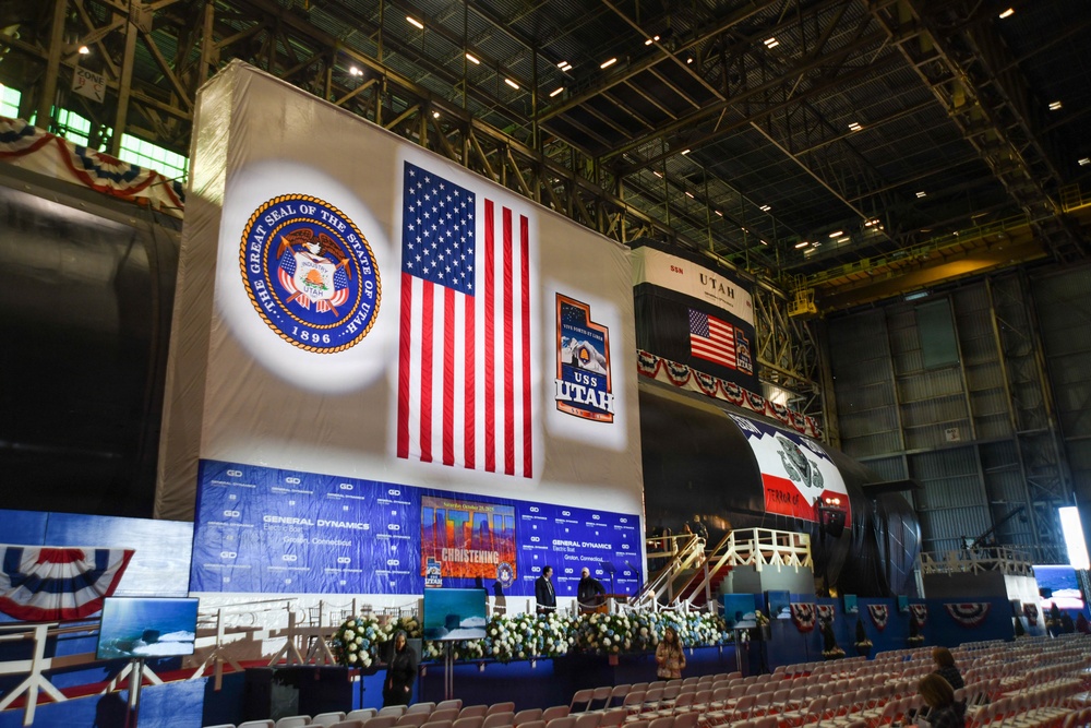Christening Ceremony for PCU Utah (SSN 801)