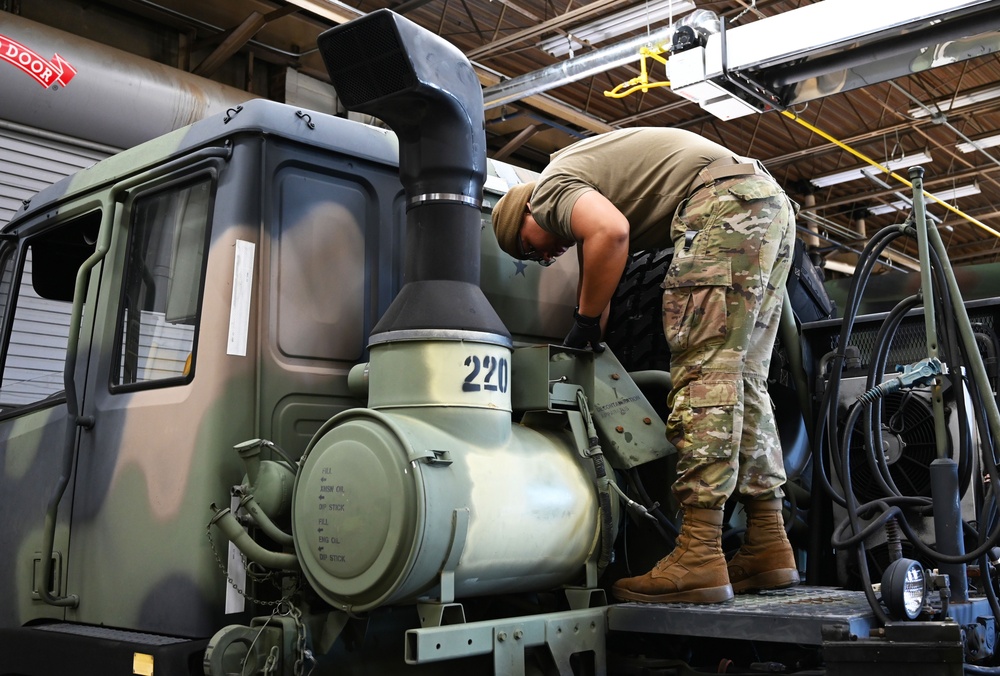D.C. National Guard Mechanics Ensure Mission-Ready Vehicles