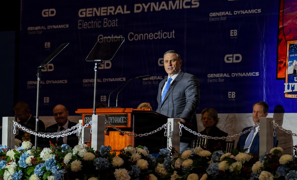 Christening Ceremony for PCU Utah (SSN 801)