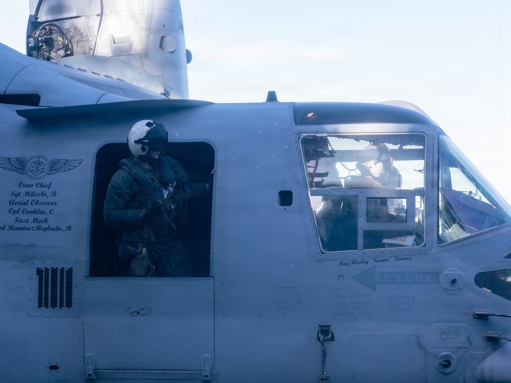 22nd MEU(SOC) | Flight Operations Aboard the USS Iwo Jima