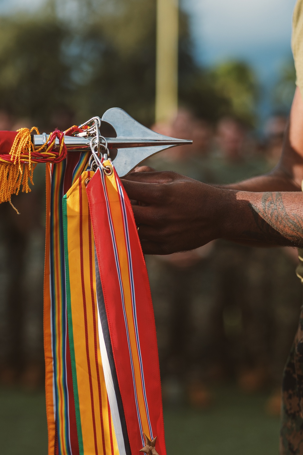 3rd LCT hosts a colors rededication ceremony