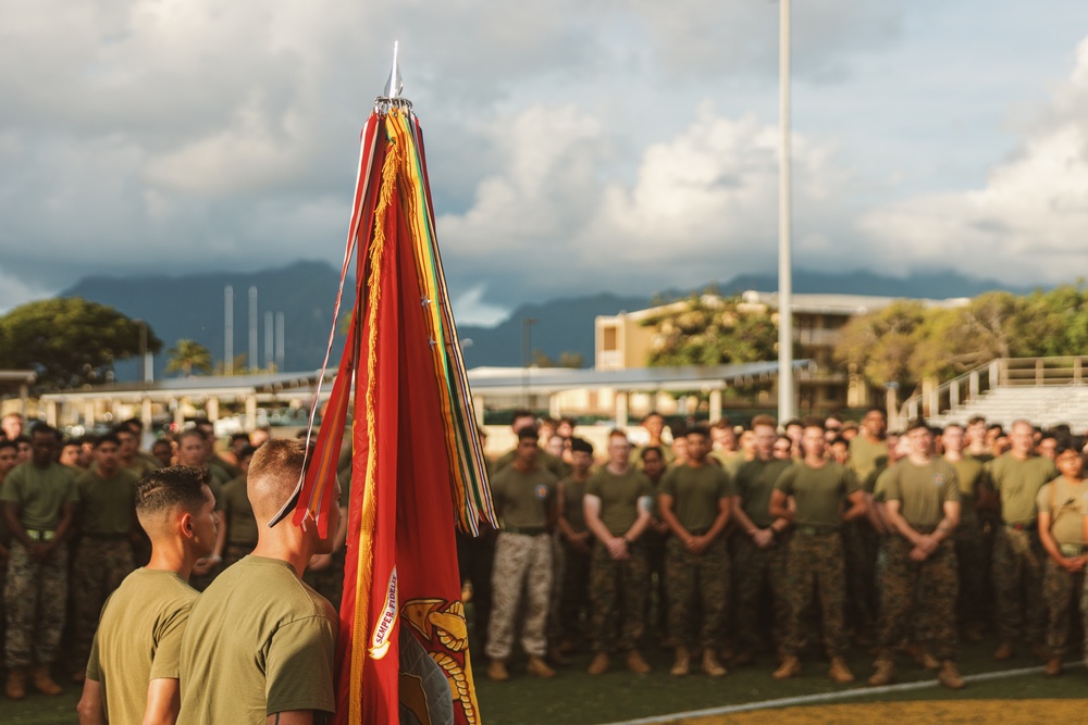 3rd LCT hosts a colors rededication ceremony
