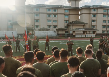 3rd LCT hosts a colors rededication ceremony