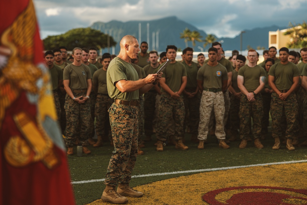 3rd LCT hosts a colors rededication ceremony