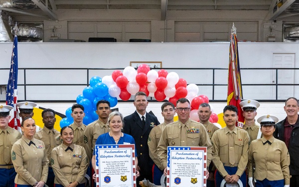 24th MEU adopts New Bridge Middle School